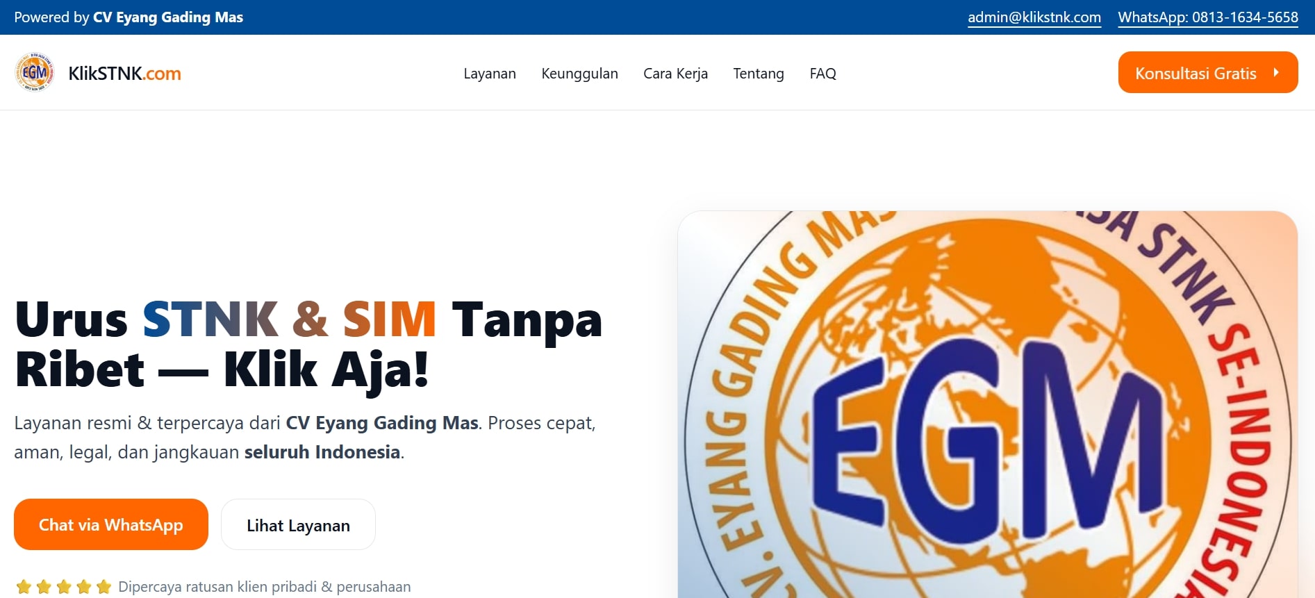 Biro Jasa STNK - Cepat & Transparan