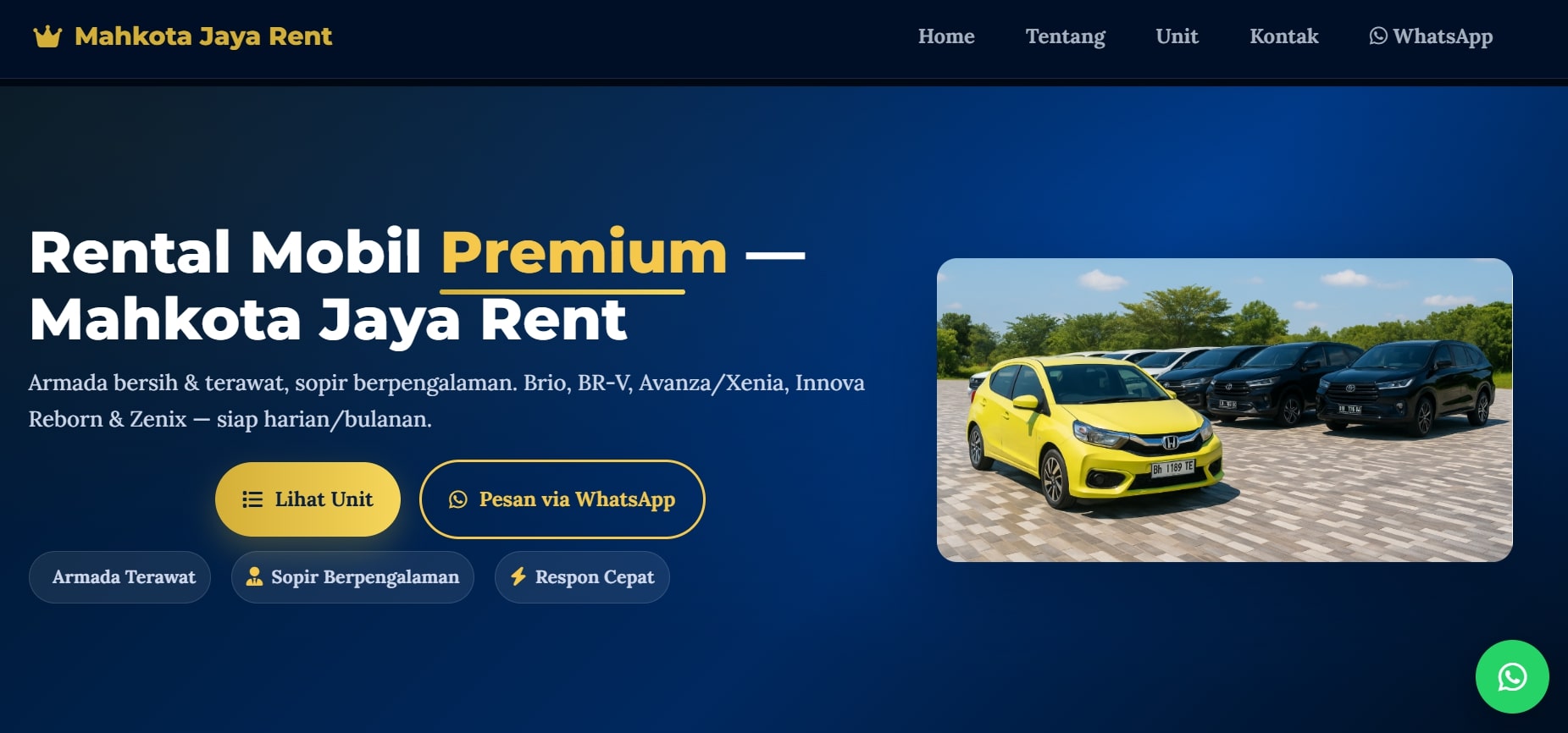 Rental Mobil - Sewa Harian/Bulanan